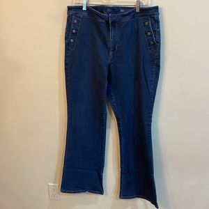 J Jill Denim York Boot Cut Medium Wash Jeans Sz 16